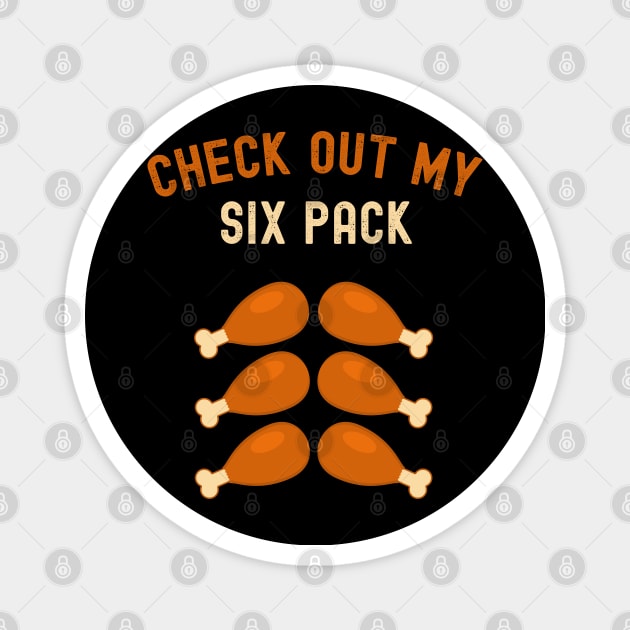 Check Out My Six 6 Pack Magnet by Swagmart